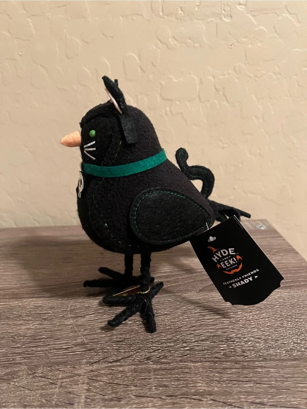 Target Hyde and Eek Featherly Friends Halloween Shady Black Cat Bird NWT